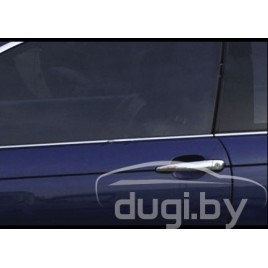 Нижние молдинги стекол (нерж.) для E46